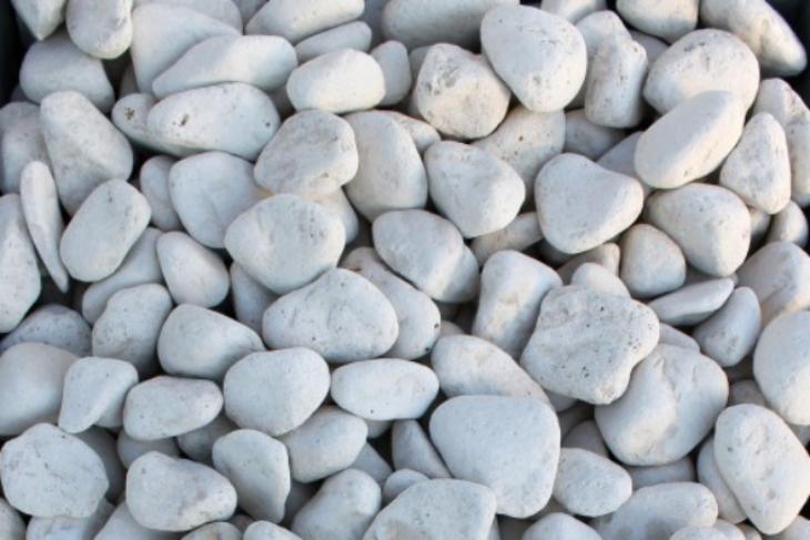 Белая галька галтовка (20-40 мм.)  купить в Электростали от производителя, без посредников