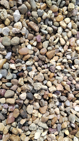 Kamenclub.ru: Галька окат (серо-желтая) фр.5-10 мм. купить  в Электростали галька речная рыжий, желтый, рыжий, серо-желтый речная окатанная галька декоративная 5000 руб/т   фото КАМЕНЬ КЛУБ