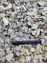 Галька черноморская фр. 20-40 мм.  купить в Электростали фото Камень Клуб