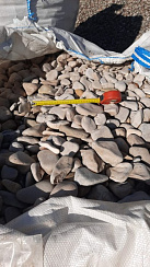 Галька каспийская фр. 40-70 мм.  купить в Электростали фото Камень Клуб