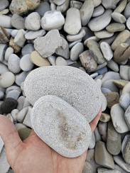 Галька черноморская фр. 50-100 мм.  купить в Электростали фото Камень Клуб