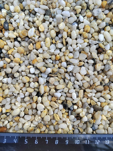 фото Галька крымская жемчужная фр. 3-5 мм. купить в Электростали  в интернет-портале КАМЕНЬ КЛУБ