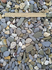 Галька Крымский берег МИКС фр. 20-40 мм.  купить в Электростали фото Камень Клуб