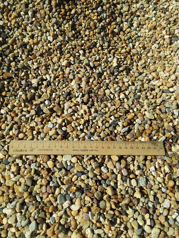 Kamenclub.ru: Галька окат (серо-желтая) фр.5-10 мм. купить  в Электростали галька речная рыжий, желтый, рыжий, серо-желтый речная окатанная галька декоративная 5000 руб/т   фото КАМЕНЬ КЛУБ