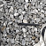 Kamenclub.ru: Щебень галтованный черный (мрамор) фр.40-70 мм.  купить в Электростали мрамор черный с белыми прожилками, черный, белый щебень галтованный округлый 13500 руб/т   фото КАМЕНЬ КЛУБ