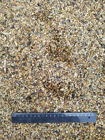 Галька речная окат (рыжая) фр.3-5 мм купить в Электростали 