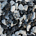 Kamenclub.ru: Мраморная крошка (щебень галтованный микс:: белый-черный) фр.5-10 мм  купить в Электростали мрамор белый, черный, молочный, серый галтовка мраморная окатанная декоративная ландшафтная 15500 руб/т   фото КАМЕНЬ КЛУБ