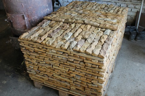 Kamenclub.ru: Песчаник (плитка) art PSG-5-02  купить в Электростали    2400 руб/кв.м   фото КАМЕНЬ КЛУБ