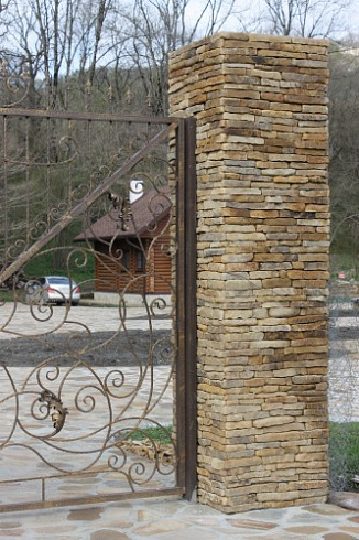 Kamenclub.ru: Песчаник (хворост) art PSG-5-06  купить в Электростали    1 900 руб/кв.м   фото КАМЕНЬ КЛУБ