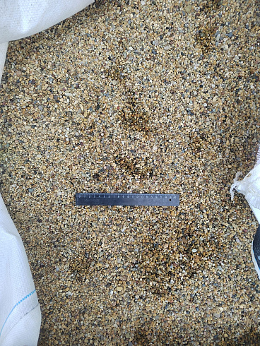 Галька речная окат (рыжая) фр.3-5 мм купить в Электростали 