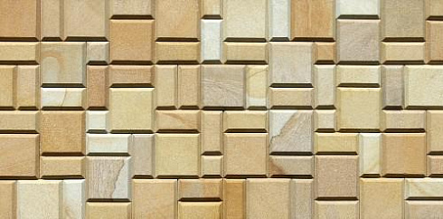 Kamenclub.ru: Песчаник (Римская кладка) art PSG-L-02  купить в Электростали    3750 руб/кв.м   фото КАМЕНЬ КЛУБ