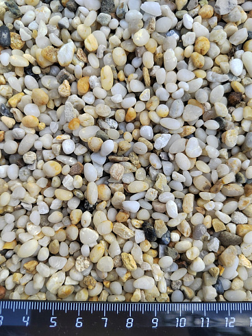 фото Галька крымская жемчужная фр. 3-5 мм. купить в Электростали  в интернет-портале КАМЕНЬ КЛУБ