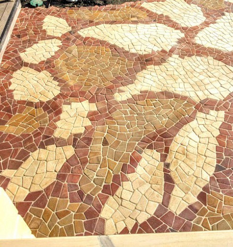 Kamenclub.ru: Песчаник брусчатка (Готика) art PSK-L-01  купить в Электростали    2600 руб/кв.м    фото КАМЕНЬ КЛУБ