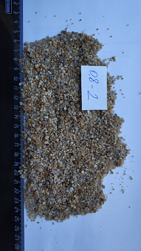 Кварцевый песок для площадок фр. 0,8 - 2 мм.  купить в Электростали фото Камень Клуб