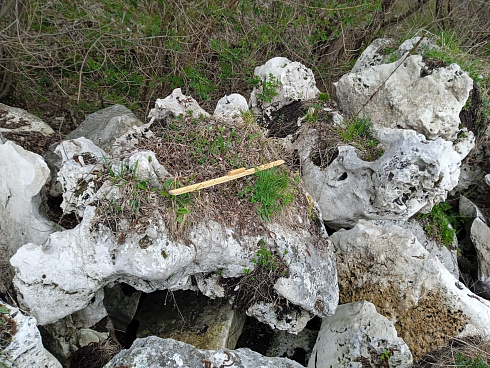 Kamenclub.ru: Выветренный известняк (степной) фр. 500-1500 мм.  купить в Электростали    10000 руб/т   фото КАМЕНЬ КЛУБ