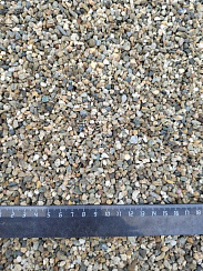 Kamenclub.ru: Галька речная окат (серая) фр.3-5 мм купить  в Электростали галька речная серая бежевый темно-серый окатанный речной камень округлый 9500 руб/т   фото КАМЕНЬ КЛУБ