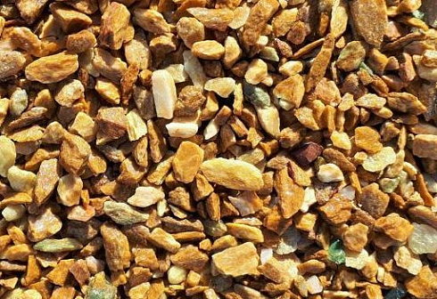 Kamenclub.ru: Щебень крошка желтый (ЗЛАТОЛИТ) фр. 20-40 мм.  купить в Электростали златолит бежевый, золотистый, желтый декоративная каменная крошка 10800 руб/т   фото КАМЕНЬ КЛУБ