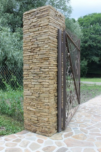 Kamenclub.ru: Песчаник (хворост) art PSG-5-06  купить в Электростали    1 900 руб/кв.м   фото КАМЕНЬ КЛУБ