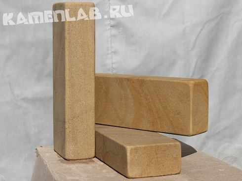 Kamenclub.ru: Бордюр садовый (песчаник) art PSG-B-01  купить в Электростали    500 руб за 1 мп   фото КАМЕНЬ КЛУБ